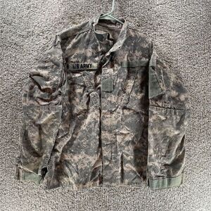 US Army Blouse Adult Medium Regular Digital Camo Shirt Fatigues Outdoor Military